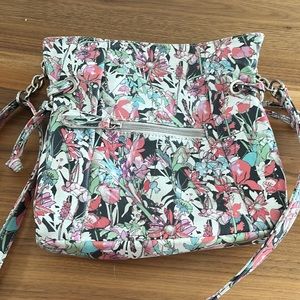 Nicole by Nicole Miller Shoulder Bag/Multicolor Flower Print gently